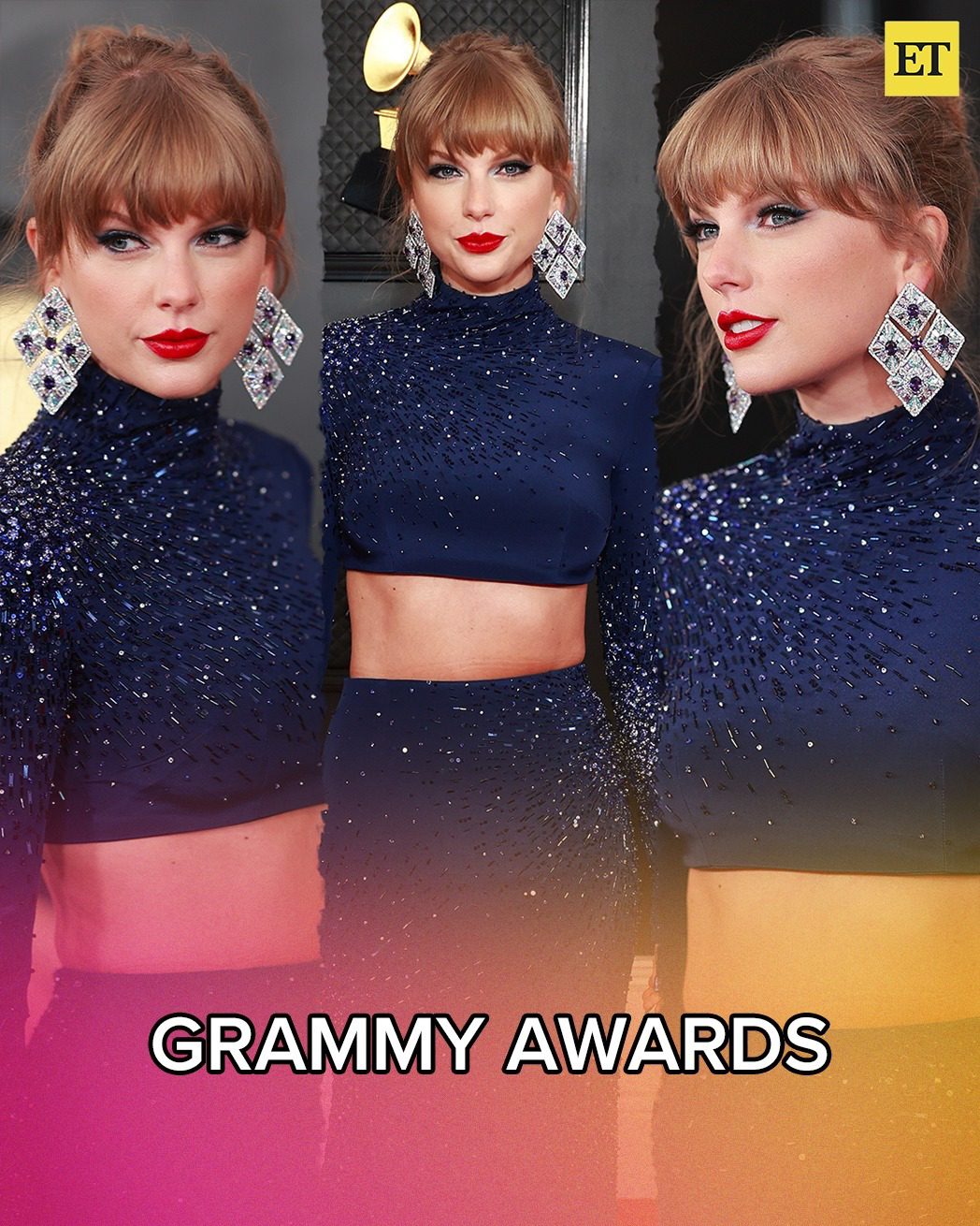 Taylor Swift during the Grammy awards 