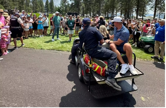 Travis Kelce's Golf Ball Struck the Back of This Fan's Head — Here's What She Remembers (Exclusive)